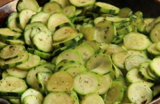 courgettes poele